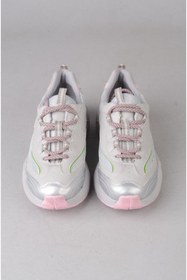 Resim SEÇ KUNDURA SEÇ 34120 KALIN TABANLI KADIN SNEAKERS GRİ-PEMBE 