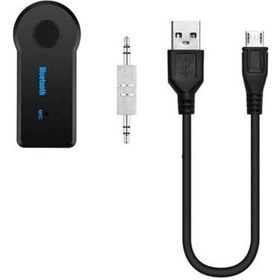 Resim Ilkeshop Bluetooth Araç Kiti Aux Çıkışlı Telefon Müzik Alıcı Tüm Cihazlara Uyumlu 