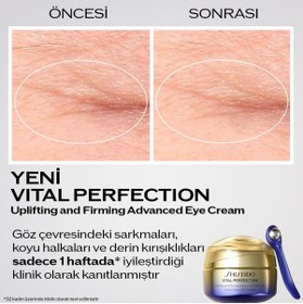 Resim Shiseido Koyu Halkaları ve Derin Kırışıklıkları Azaltıcı Göz Çevresini Sıkılaştırıcı Göz Bakım Kremi 15ml 