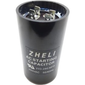 Resim Zheli 233-280 MF İlk Hareket Kondansatör Kapasitör 250 V 