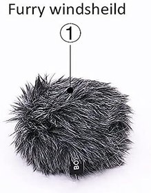 Resim Boya BY-MM1 İçin Rüzgar Engelleyici Mikrofon Tüyü, Standart renk 