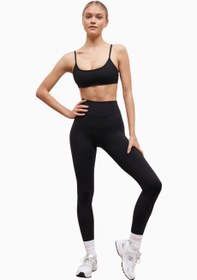 Resim Base Sculpting Leggings Yüksek Bel Şekillendirici Kadın Tayt - Kahverengi / S 