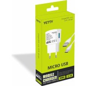 Resim Yetty Micro USB 2.1A Şarj Aleti 