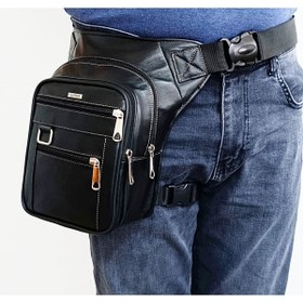 Resim LEATHERSU Motosiklet bel ve bacak çantası 