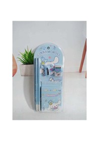 Resim Sanrio Kuromi Cinnamoroll Kuromi Kırtasiye Seti 12 Parça Kuromi Kırtasiye Seti Mavi 