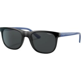 Resim Vogue 2008 W44/87 47-17 Çocuk Güneş Gözlüğü Siyah Çerçeve UV Filtreli Erkek Çocuk İçin 