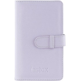 Resim Fujifilm Instax Mini 12 Fotoğraf Makinesi + 10'lu Film + Laporta Albüm + Deri Kılıf Seti Lila 