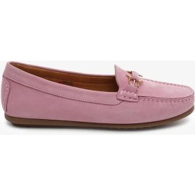 Resim Greyder Kadın Pembe Hakiki Deri Loafer Ayakkabı 6Y2WA57725 