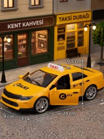 Resim Tıfıl Toys Sesli Işıklı Pilli Ticari Oyuncak Taksi 