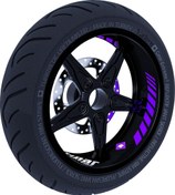 Resim Gp Racing Patlıcan Moru İç Jant Şeridi Sticker Çınar Extreme Çınar Extreme