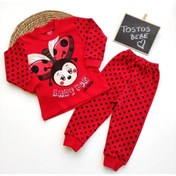Resim Bebek Pijama Takımı Sevimli Uğurböceği 2'li 