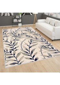 Resim Eliana Home Baskılı, Yıkanabilir Kaymaz Taban Salon Halısı Eli1671 Bej 