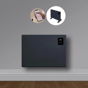Resim Elektrikli Isıtıcı Panel Konvektör Wifi - Antrasit Renk 