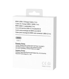 Resim Mobilx Samsung Galaxy S25 Ultra Uyumlu 60w Type-c To Type-c Örgülü Şarj Ve Data Kablosu 1m 