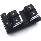 Resim Audı A6 A7 Q3 Cam Acma Dugmesı On Sol Nikelajlı (4g0959851) 