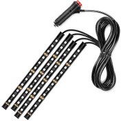 Resim Cbtx E2 Çakmak 12v Araç Ortam Işığı Çubuğu Tek Renkli 48 Araç İç Dekorasyonu İçin Led Işık Şeridi - Mavi 