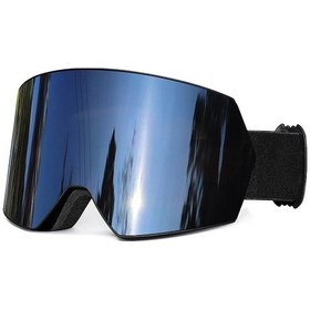 Resim AntiSis Özellikli UV400 Korumalı Darbeye Karşı Dayanıklı Snowboar Siyah 