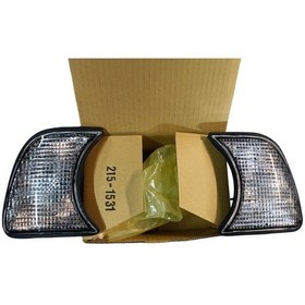 Resim Bmw E34 Sinyal Lambası Seti Beyaz Sağ ve Sol Takım Depo 