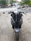 Resim Motocam Moto Gusto Dream 150 Siperlik Ön Cam 2023 2024 Model 78cm Şeffaf Renkli 4mm Uzun Cam 