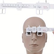 Resim Hassas Optik Verniyer Gözbebeği Mesafe Ölçer - Oftalmik Bakım için Dayanıklı Metal Gözlük Ölçüm Aracı, Oftalmik Araç, Gözbebeği Cetveli 