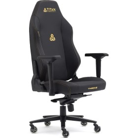 Resim Titanseat Throne Leather Gold Oyuncu Koltuğu 