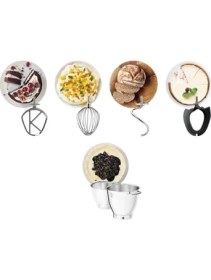 Resim Esmo Home Kenwood Titanium Chef Pattisier Xl Isıtma Özellikli Mutfak Şefi KWL90.004SI - Hamur Yoğurma Makinesi, 1500 Watt, 7 Litre Stand Mikser, Entegre Tartı, Kase Içi Isıtma ve Aydınlatma, Dokunmatik Ekran 