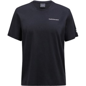 Resim Peak Performance Explore Logo Erkek Siyah Tişört 
