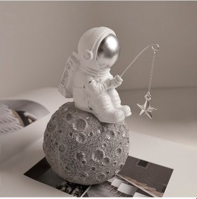 Resim Iskandinav Yaratıcı Astronot Süsleri Masaüstü Dekorasyonu Yeni Eve Taşınıyor Yurt Dışından 