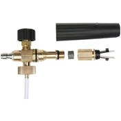 Resim 1/4'' Basınçlı Köpük Yıkama Jet Araba Yıkama Ayarlanabilir Nozul 1l Şişeler Püskürtücü Manuel Pompa Nozulu Hava Pompası Spreyi Açık Hava İç Mekan İçin 