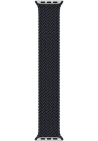 Resim Apple Watch Uyumlu Örgü Loop Kordon Siyah - 42 - 44 - 45 - 46 - 49mm S/M 