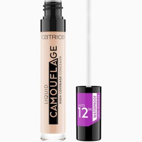 Resim Liquid Camouflage High Coverage Concealer Suya Dayanıklı, Vegan, 5 ml - 005 Light Natural 