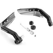 Resim Pazly Genel Motosiklet Koruyucu - Cnc Paslanmaz Çelik, Anodize Siyah, 7/8'' Gidon İçin 