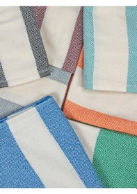 Resim Ege Esintisi Peştemal Plaj Havlusu 90x170 Cm Yumuşak Dokulu, Hızlı Kuruyan Üstün Kalite Turuncu 