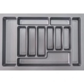 Resim ShopyTime 74,5 x 48,5 cm Çekmece İçi Kaşıklık Gri (68,5 x 40 Cm'e Kadar Kesilebilir) 