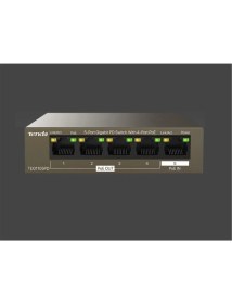 Resim Stylmenplus Tenda G0-5g-Poe 5 Port 4 Port Poe+ 10-100-1000 Switch Çelik Kasa Poe Router 