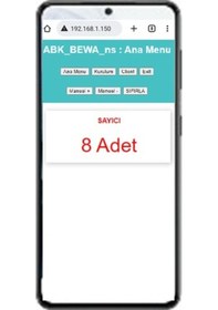 Resim Bewa_Ns 5400 Wi-Fi Erişimli Kablosuz Tek Ekranlı Çuval Sayıcı 