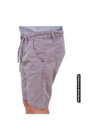 Resim Xo Kids Erkek Çocuk Pamuklu Beli Lastikli Kordonlu Regular Bermuda Şort 4-8 Yaş 379789 Ekpr00008 Gri 
