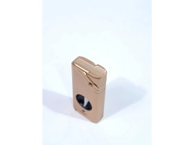 Resim Cohiba Makaslı Puro Çakmak Metalik Bakır Renk CCM0777 