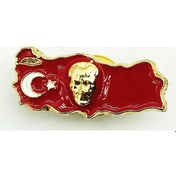 Resim MarsShop Metal Bayrak Rozet Model 3 