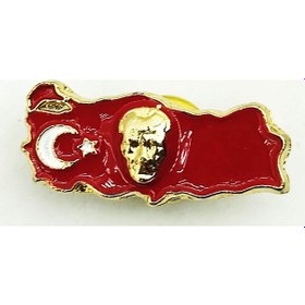 Resim MarsShop Metal Bayrak Rozet Model 3 
