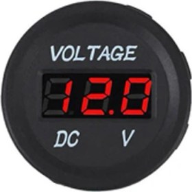 Resim Keepro Dijital voltmetre DC 12-24 V vidalı Oto Motosiklet tekne için 