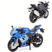 Resim CCA COOL CHIC AUTO 1:18 Ölçekli Alaşım Suzuki GSX-R1000 Motosiklet Modeli - Erkekler için Gerçekçi Oyuncak, İtme Operasyonu, Şarj Edilmemiş, İdeal Doğum Günü Hediyesi, Koleksiyonluk Araç | Spor Tasarım | Detaylı El Sanatları 
