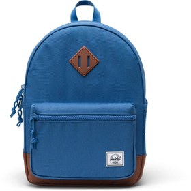 Resim Herschel Heritage™ Çocuk | Su İtici Kumaş Sırt Çantası, 15 L - Kobalt Mavisi - Taba / OS 