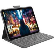 Resim LOGITECH SLİM FOLİO FOR İPAD 10.9" (10TH GEN) - GRİ (TÜRKÇE LAYOUT) 920-011415 