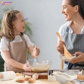 Resim Montessori Ahşap Mutfak Seti Gerçekçi Oyuncak Aksesuarlı Çocuk Eğitimi 