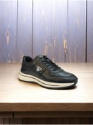 Resim Voyager ERKEK HAKİKİ DERİ KAUÇUK TABAN BAĞCIKLI RAHAT VE ŞIK GÜNLÜK SPOR CASUAL AYAKKABI 
