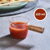 Resim Ahşap Saplı Büyük Boy Cam Sosluk 110 Ml Vienev