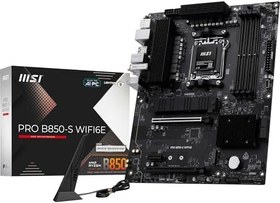 Resim MSI PRO B850-S WIFI6E, AM5 Anakart, DDR5 8200MHz(OC), HDMI DP, 2x M.2, USB 10Gbps, 2.5G LAN, Wi-Fi 6E, ATX 