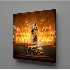 Resim TECHNOPA Meryem Ana Kanvas Tablo 130x130cm 