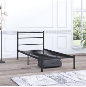 Resim Mobpazar Basic Metal Karyola 90 x 190 CM Siyah 